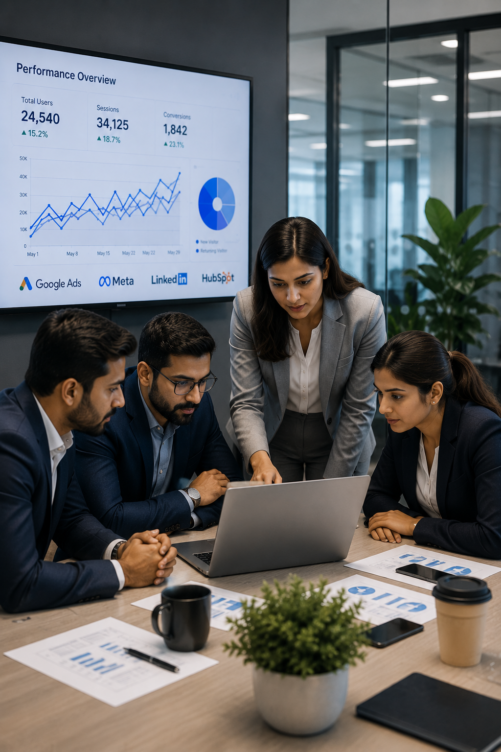 Digital marketing performance analytics